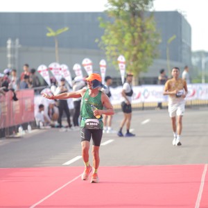 Race photo from KEDIRI HALF MARATHON 2026