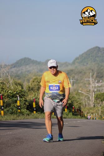 Race photo from Kelud Vertical Challenge 2024