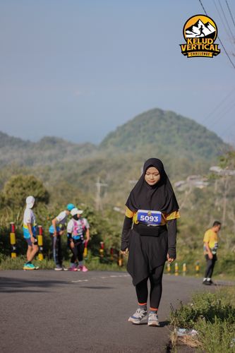 Race photo from Kelud Vertical Challenge 2024