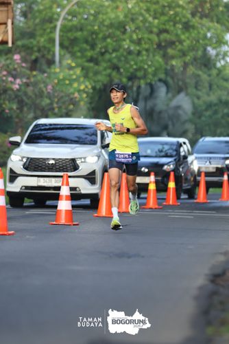 Race photo from Taman Budaya x BOGORUN 2025