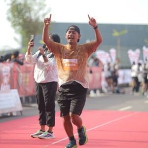 Race photo from KEDIRI HALF MARATHON 2026