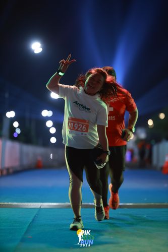 Race photo from PIK NITE RUN 2025