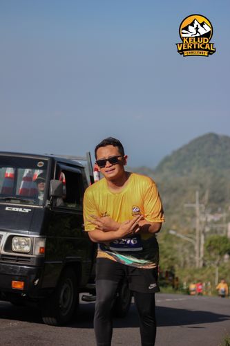 Race photo from Kelud Vertical Challenge 2024