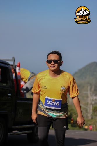 Race photo from Kelud Vertical Challenge 2024