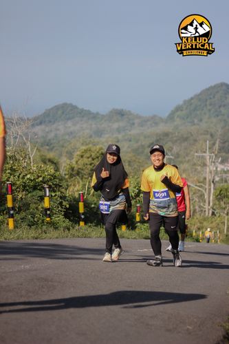 Race photo from Kelud Vertical Challenge 2024