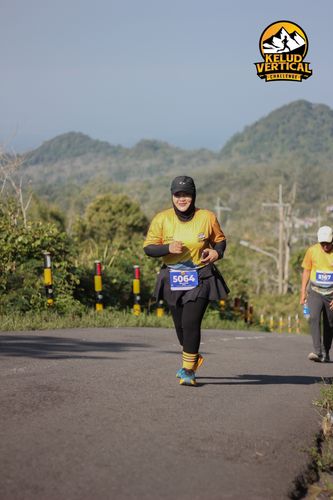 Race photo from Kelud Vertical Challenge 2024