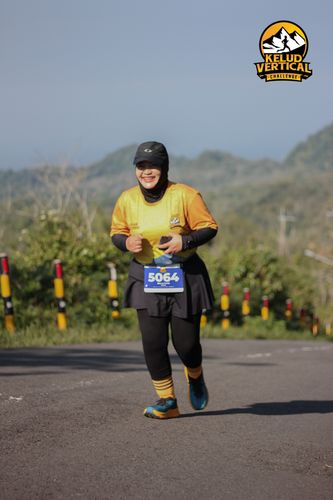 Race photo from Kelud Vertical Challenge 2024