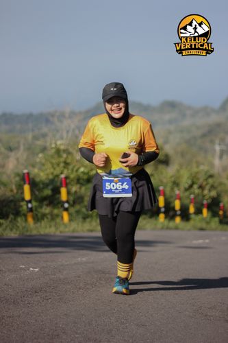 Race photo from Kelud Vertical Challenge 2024