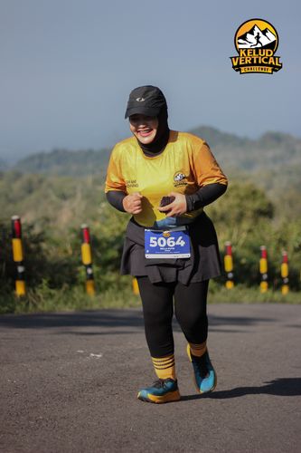 Race photo from Kelud Vertical Challenge 2024