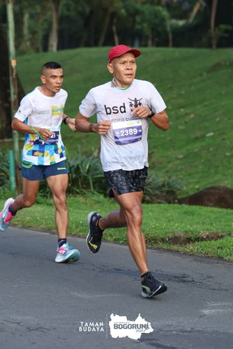 Race photo from Taman Budaya x BOGORUN 2025
