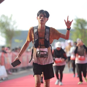 Race photo from KEDIRI HALF MARATHON 2026