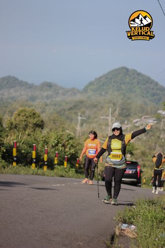 Race photo from Kelud Vertical Challenge 2024