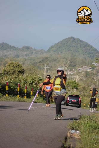 Race photo from Kelud Vertical Challenge 2024