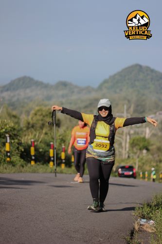 Race photo from Kelud Vertical Challenge 2024