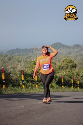 Race photo from Kelud Vertical Challenge 2024