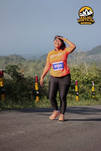 Race photo from Kelud Vertical Challenge 2024