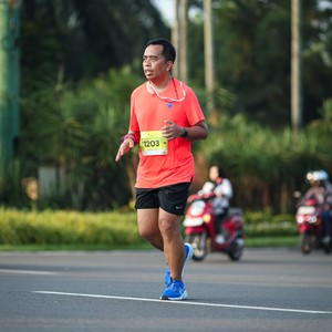 Race photo from BOGORUN 2026