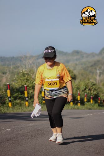 Race photo from Kelud Vertical Challenge 2024