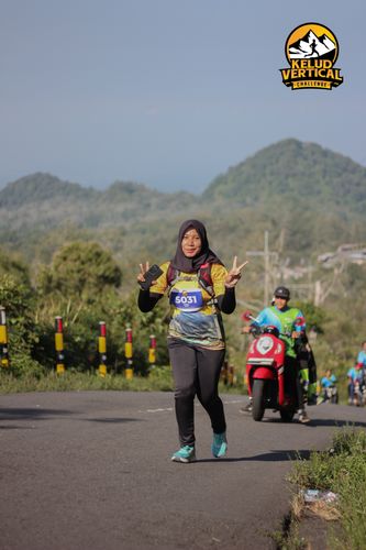 Race photo from Kelud Vertical Challenge 2024