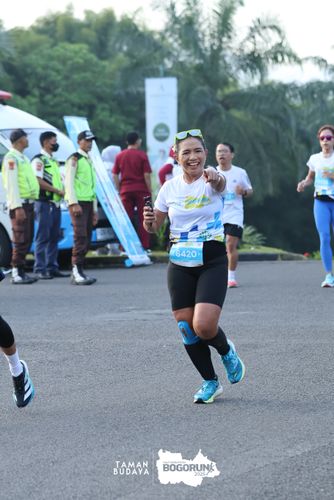 Race photo from Taman Budaya x BOGORUN 2025