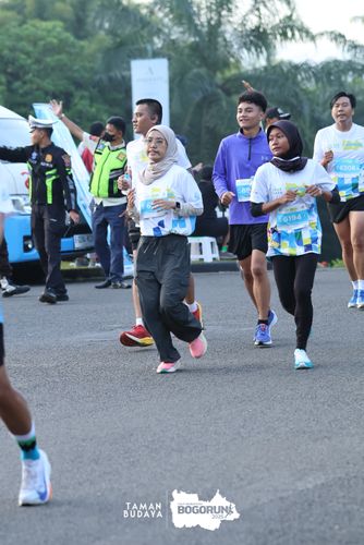 Race photo from Taman Budaya x BOGORUN 2025