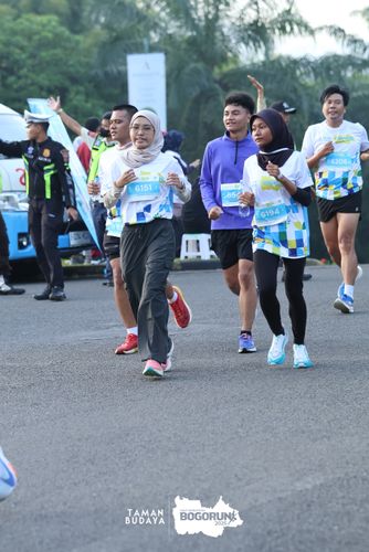 Race photo from Taman Budaya x BOGORUN 2025