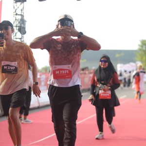 Race photo from KEDIRI HALF MARATHON 2026