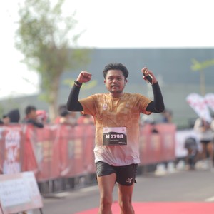 Race photo from KEDIRI HALF MARATHON 2026