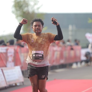 Race photo from KEDIRI HALF MARATHON 2026