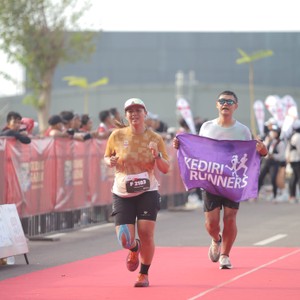 Race photo from KEDIRI HALF MARATHON 2026