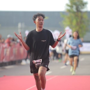 Race photo from KEDIRI HALF MARATHON 2026