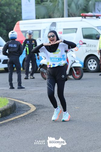 Race photo from Taman Budaya x BOGORUN 2025
