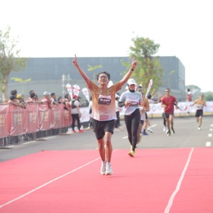 Race photo from KEDIRI HALF MARATHON 2026