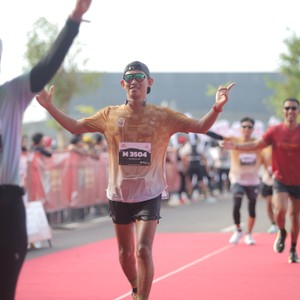 Race photo from KEDIRI HALF MARATHON 2026