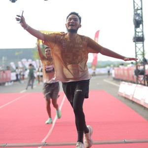Race photo from KEDIRI HALF MARATHON 2026