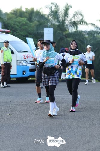 Race photo from Taman Budaya x BOGORUN 2025