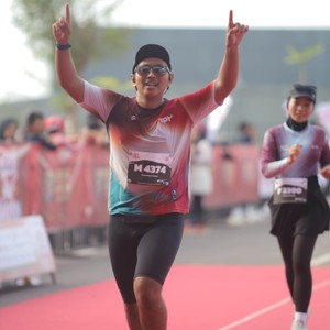 Race photo from KEDIRI HALF MARATHON 2026