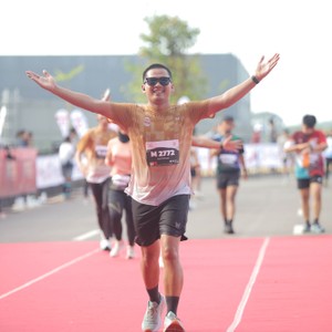 Race photo from KEDIRI HALF MARATHON 2026