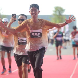 Race photo from KEDIRI HALF MARATHON 2026
