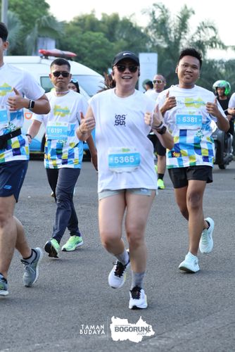 Race photo from Taman Budaya x BOGORUN 2025