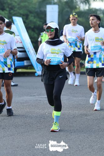 Race photo from Taman Budaya x BOGORUN 2025