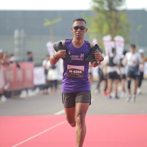 Race photo from KEDIRI HALF MARATHON 2026