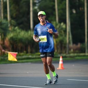 Race photo from BOGORUN 2026