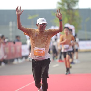 Race photo from KEDIRI HALF MARATHON 2026
