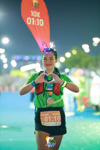 Race photo from PIK NITE RUN 2025