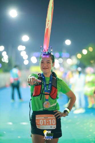 Race photo from PIK NITE RUN 2025