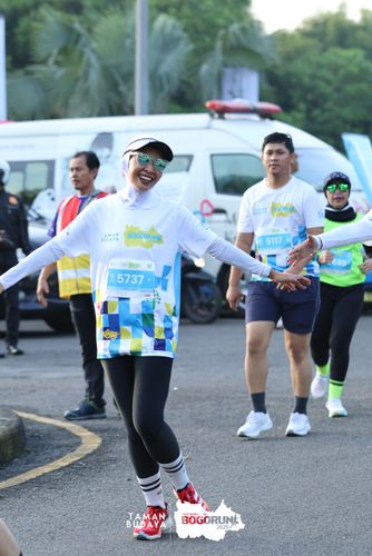 Race photo from Taman Budaya x BOGORUN 2025