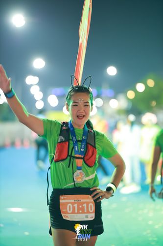 Race photo from PIK NITE RUN 2025