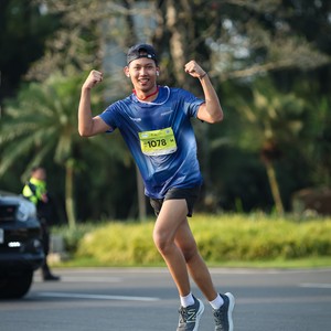 Race photo from BOGORUN 2026
