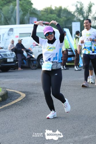 Race photo from Taman Budaya x BOGORUN 2025
